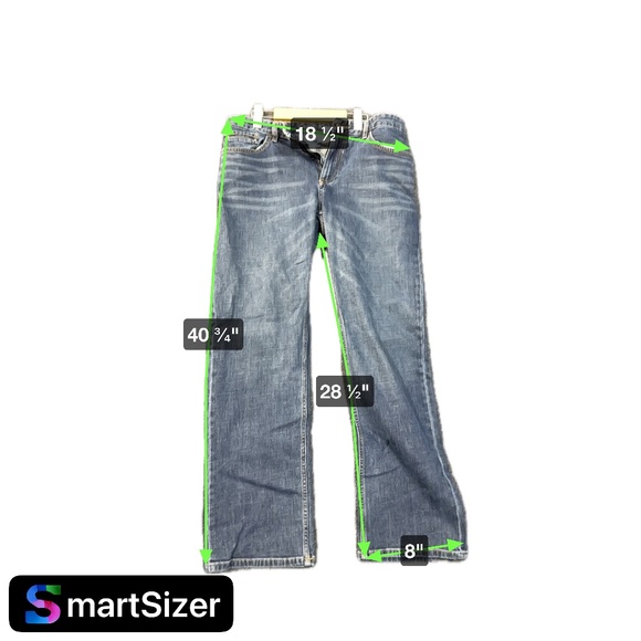 Calvin Klein Men's Jeans Dark Blue Straight 34 X 32 Like New - Picture 8 of 8